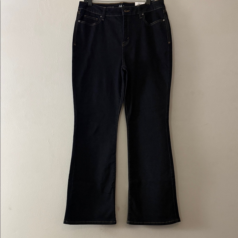 Style & Co Bootcut Jeans Dark Wash High Rise Stretch Denim - Size 14